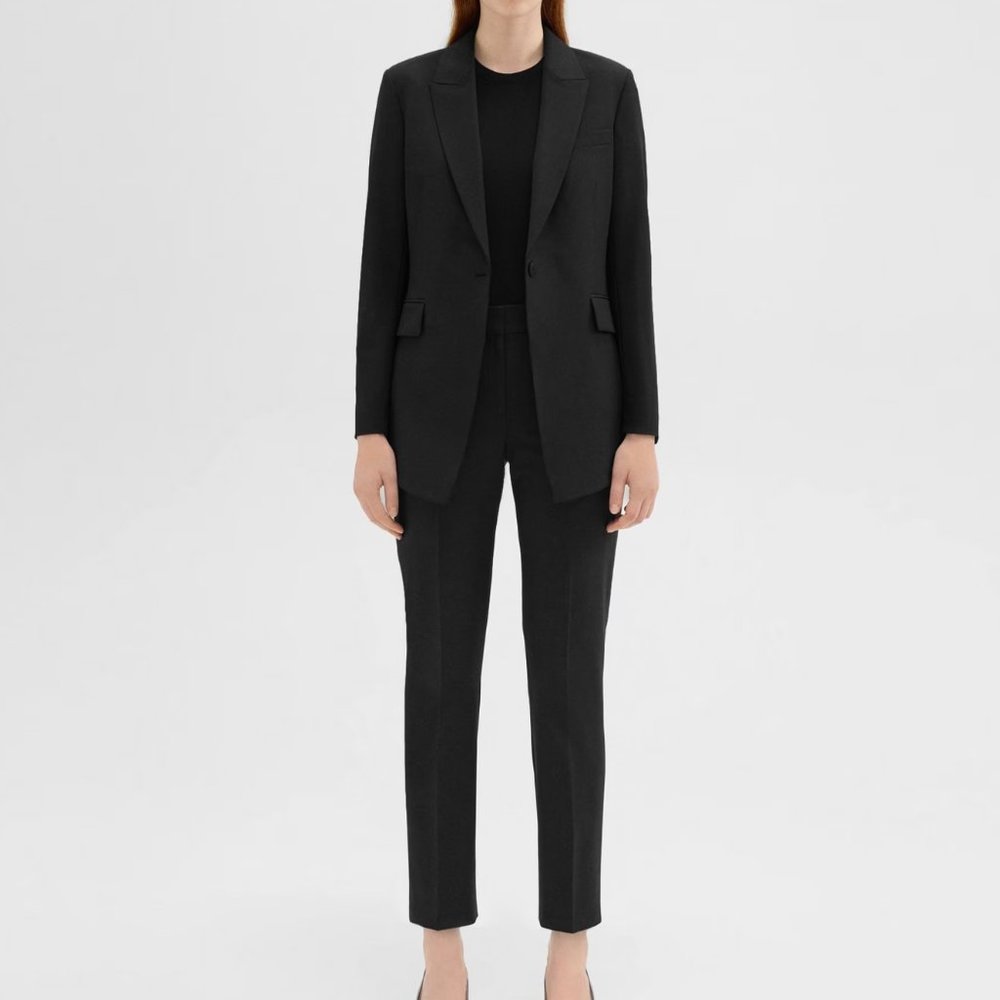 Theory Wool Suit - Staple Blazer and Treeca Pant
